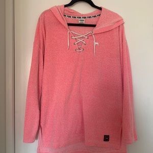 Pink hoodie